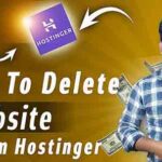 How to delete website from hostinger